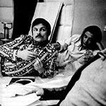 Andrei Tarkovsky on the set of Solaris