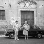 Andrei Tarkovsky with Larisa Tarkovskaya